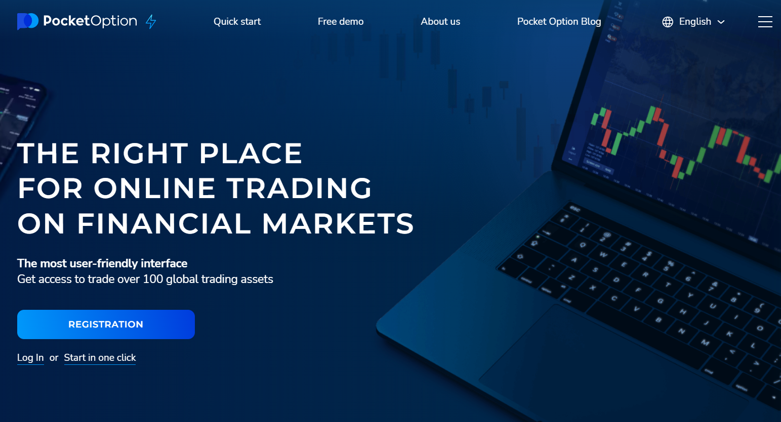 Pocket Option and Binomo overview illustration